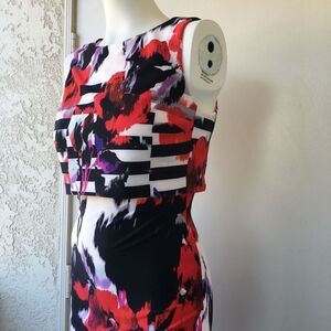 NWT INC Floral Sleeveless Bodycon dress. S…